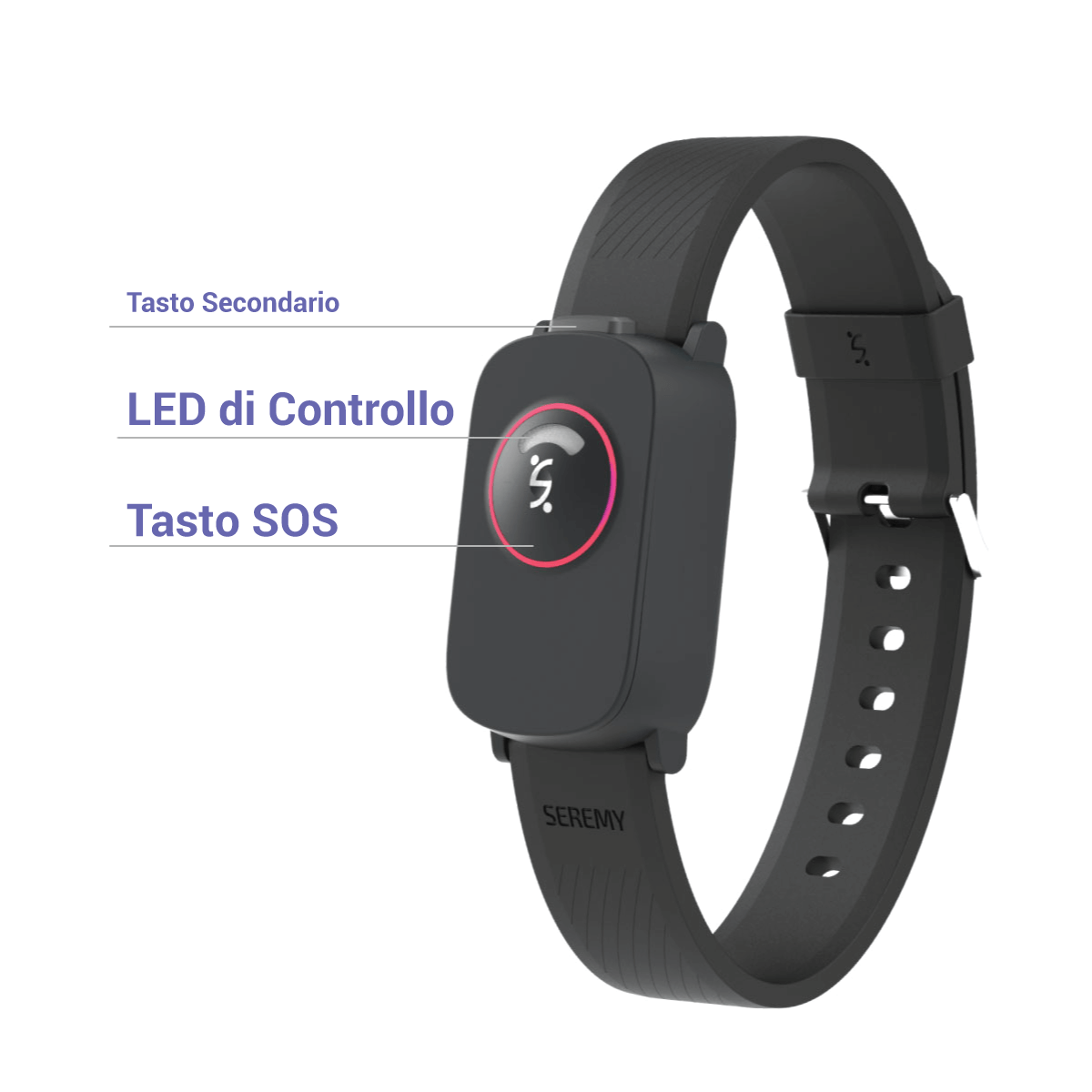 Bracciale con tasti