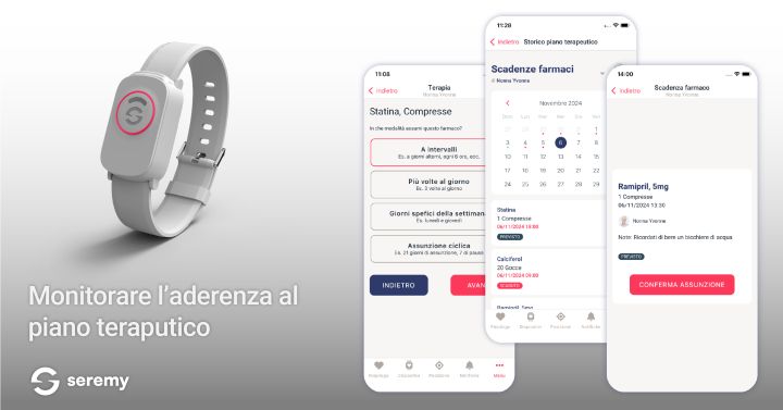 Seremy App: Controlla l'assunzione corretta dei farmaci | Seremy